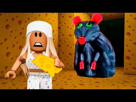 Видео: Сырный побег от КРЫСЫ в Роблокс! Спасаюсь в Cheese Escape Roblox