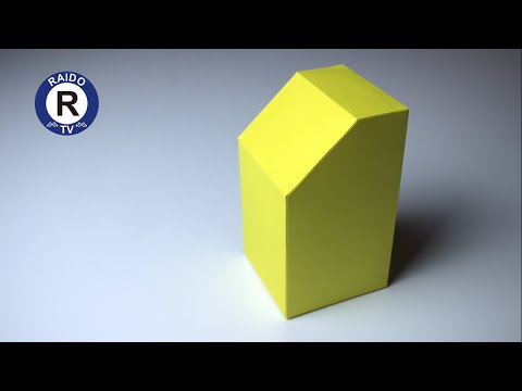 Видео: КАК СДЕЛАТЬ УСЕЧЁННУЮ ЧЕТЫРЕХУГОЛЬНУЮ ПРИЗМУ ИЗ БУМАГИ? УСЕЧЁННАЯ ЧЕТЫРЕХУГОЛЬНАЯ ПРИЗМА. #RAIDOTV