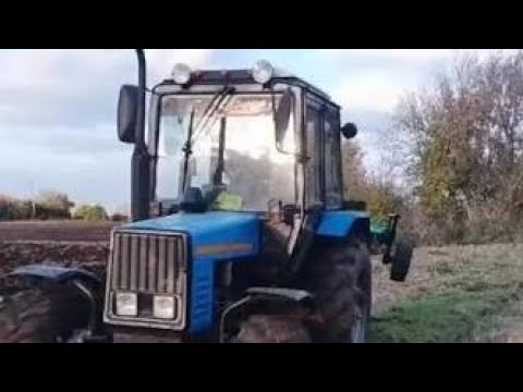 Видео: Перші всходи пшениці.Резинове колесо на плн