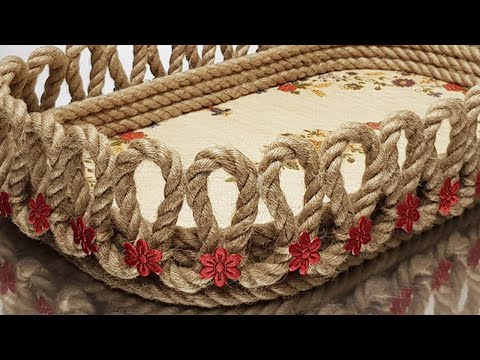 Видео: DIY😍Эта вещь нужна в каждом доме. И для гостей, и для хозяев. Поделки из джута