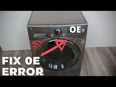 Видео: Ошибка OE: стиральная машина LG не сливает воду. Решение: легко исправить