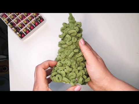 Видео: Ёлка из  Alize Puffy.