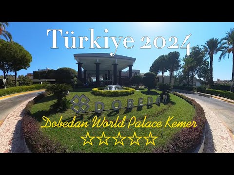 Видео: Dobedan World Palace Kemer (Alva Donna World Palace)/Добедан, Кириши, Кемер, Турция. Короткий обзор