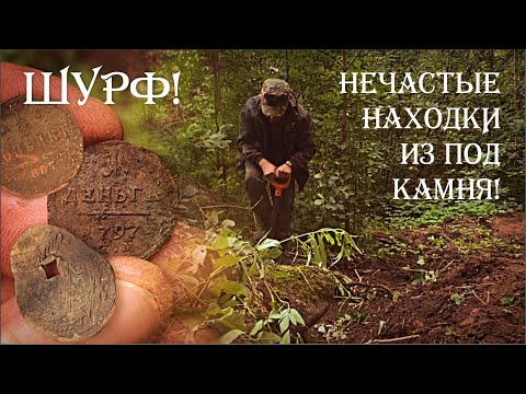 Видео: Шурф! Нечастые монеты из под камня! #equinox #коп #шурф #metaldetecting #монеты #история