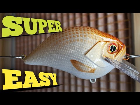 Видео: Рисунок для покраски приманки "СУПЕР ЛЕГКИЙ"