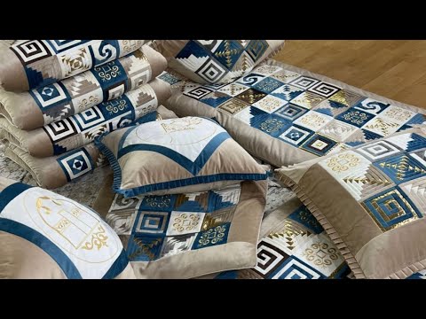 Видео: Тегін мастер класс . Құрақ көрпе тігіп үйрен. Айналма құрақ. Versace курак😍 велюр & диск материал