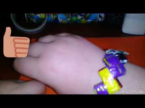 Видео: DIY браслет з фантиков от канфет