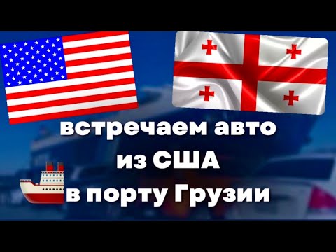 Видео: Получаем авто из США в Грузии: Портовые приключения и процесс получения автомобиля!