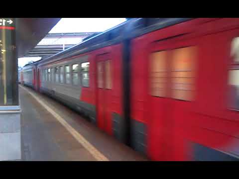 Видео: ЭД4-0014 на ст. Ростокино (Северянин)
