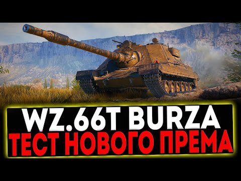 Видео: ✅ Wz.66T Burza - ТЕСТ НОВОГО ПРЕМА! РОЗЫГРЫШ ГОЛДЫ! СТРИМ МИР ТАНКОВ