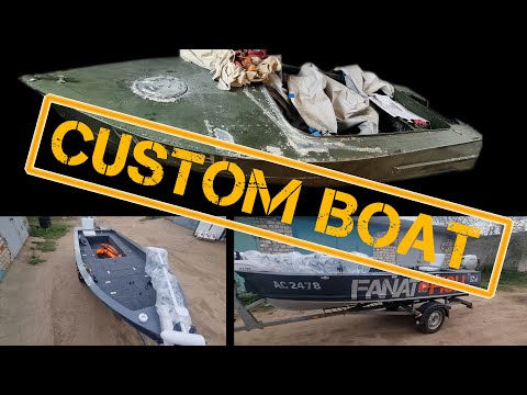 Видео: CUSTOM BOAT| ПЕРЕДЕЛКА СОВЕТСКОЙ ЛОДКИ| ЛОДКА ДЛЯ РЫБАЛКИ| Тюнинг лодки МКМ | Рестайлинг лодки МКМ