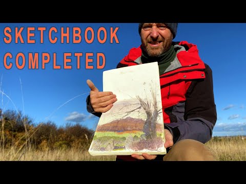 Видео: ЗАВЕРШЕННЫЙ СКЕТЧБУК | 78 набросков по временам года в моем скетчбуке Pith