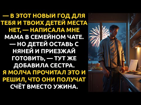 Видео: Моя семья ЗАПРЕТИЛА приводить детей на Новый год... но ПОТРЕБОВАЛА, чтобы я приехал готовить.