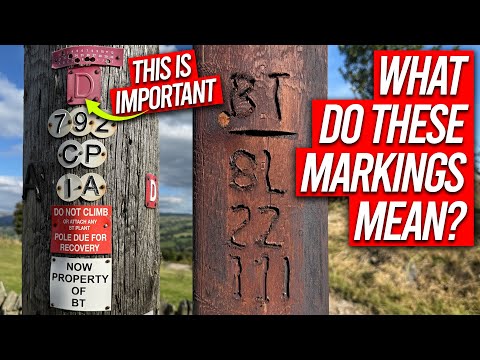 Видео: Что означают знаки на телефонных столбах?