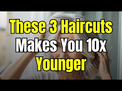 Видео: Три единственные стрижки, которые сделают вас на 10 лет моложе, и три, которых следует избегать |...