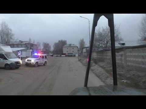 Видео: Проверка скорости на шинах Ид-п284, стандартные шестерни раздатки Урал-5557.