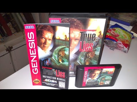 Видео: Распаковка гемплей с комментариями игры True Lies SEGA