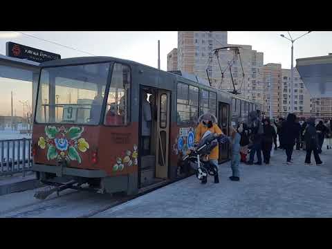 Видео: Новая трамвайная линия в район Солнечный, Екатеринбург