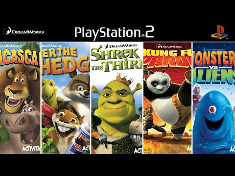 Видео: DreamWorks Animation Games для PS2