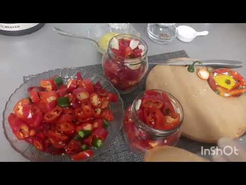 Видео: Маринованный острый перец 🌶 в медовом маринаде.