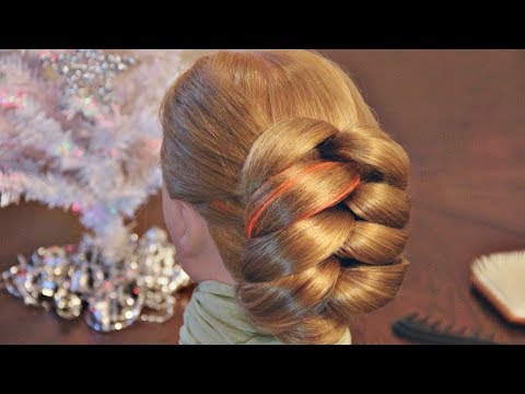 Видео: Широкая псевдокоса | Авторские причёски | Лена Роговая | Hairstyles by REM | Copyright © #hairstyles