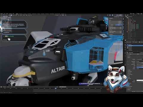 Видео: ТриДэПисец - Фанарт по Star Citizen (ч.16 Окружение для корабля)