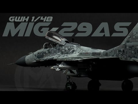 Видео: | ПОЛНАЯ СТРОИТЕЛЬНОСТЬ | GWH 1/48 МиГ-29АС ВВС Словакии - Модель самолета
