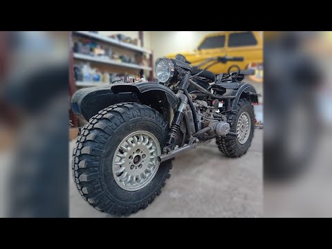 Видео: УРАЛ С ПРИВОДОМ НА КОЛЯСКУ