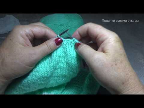 Видео: Как связать штанишки для новорожденного (с 0 до 3 мес) спицами. Вязание спицами.