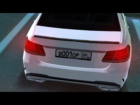 Видео: Хасан на Mercedes E63 W212 AMG по ночной Black Russia