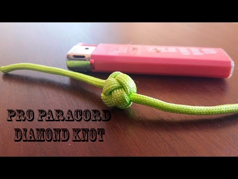 Видео: Бриллиантовый узел из паракорда. Diamond Knot I ProParacordTV