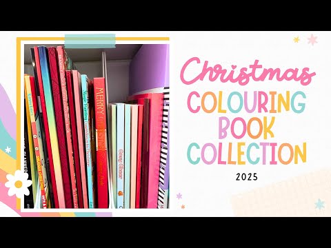 Видео: 🎄 Моя полная коллекция рождественских раскрасок 2025 года | Праздничные, сезонные и завершенные к...