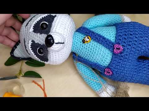 Видео: #Вязальноенастроение//Енотик Степашка крючком//Часть 2//Ручки//