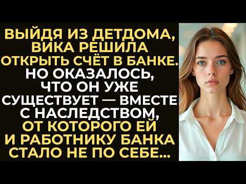 Видео: После выпуска из детдома Вика пришла в банк, чтобы открыть счёт.Но оказалось, что он уже существует…