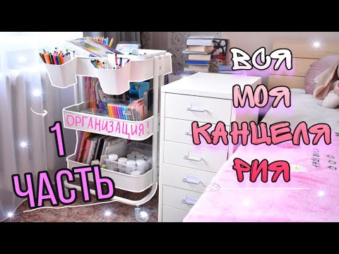 Видео: ВСЯ МОЯ КАНЦЕЛЯРИЯ И ОРГАНИЗАЦИЯ - 1 ЧАСТЬ