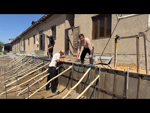 Видео: УСТАЛАР ХИЗМАТИ СТЯЖКА ФУНДАМЕНТ НАРХЛАРИ!