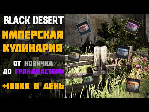 Видео: Имперская кулинария (BDO) - От Новичка до Грандмастера! Фарм в 2019 году!