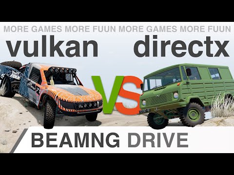 Видео: Directx11 vs Vulkan в BeamNg Drive | Какой API увеличивает производительность? | Тест и сравнение
