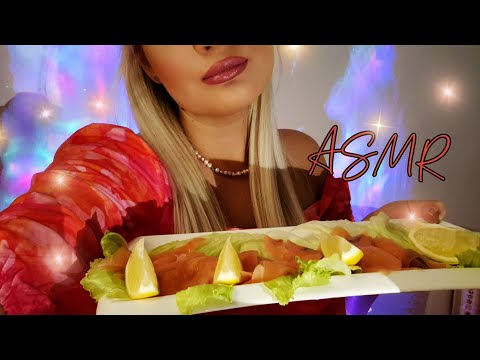 Видео: ASMR Salmon / АСМР Лoсось 🥬🍣🐟