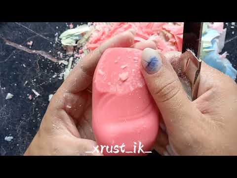 Видео: ASMR soap | soap cutting | резка мыла