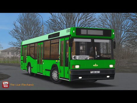Видео: MAZ 104 BUS / МАЗ 104 Серии [OMSI 2] по Чистогорску (41 линия)