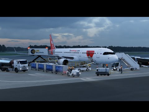 Видео: Wind shear на посадке Петрозаводск - Калининград | Airbus A321 | RedWings | ULPB - UMKK | X-Plane 12