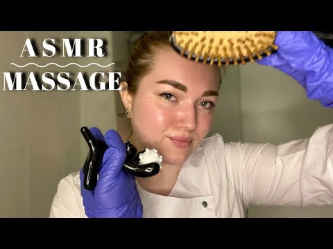 Видео: АСМР 🤍 КОСМЕТОЛОГ 🤍 Мягкий МАССАЖ Лица, Шеи для 💯 СНА 😴 Чистка от Прыщей и плохого Настроения 😘