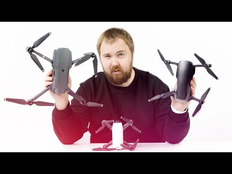 Видео: Выбираем лучший квадрокоптер: DJI Mavic Pro vs. Air и Spark