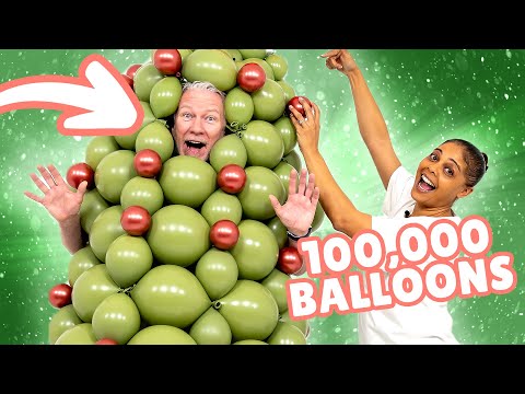 Видео: Создаём костюм для ёлки ​​из воздушных шаров ради благотворительности! | BMTV 564