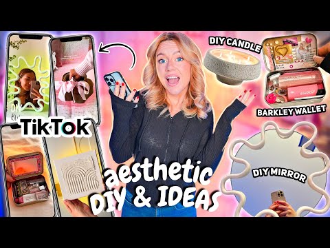 Видео: Tik Tok Заставил МЕНЯ повторить эти DIY и ИДЕИ!🕯️💞🪞// aesthetic diy