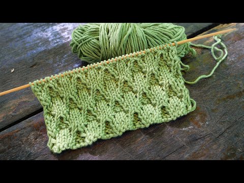 Видео: Узор «Лягушата» спицами 🐸 «Frog» knitting pattern