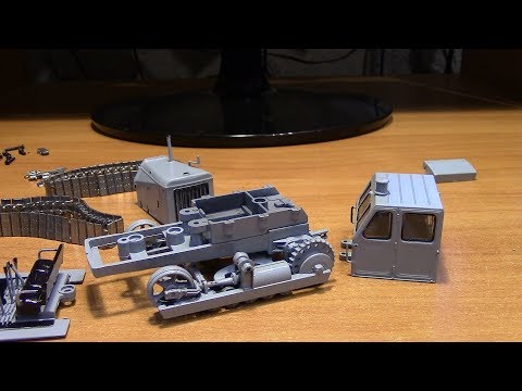 Видео: Сборка масштабной модели трактора Т 100 AVD models