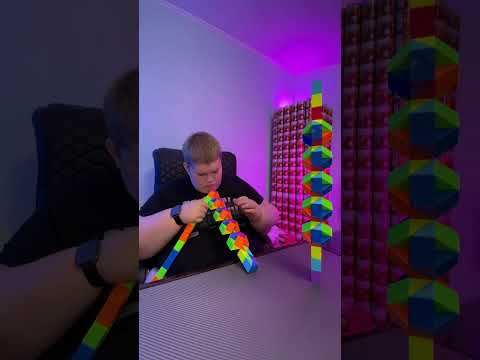 Видео: ЗМЕЙКА РУБИКА 144 элемента ШАШЛЫК НА ШАМПУРЕ 