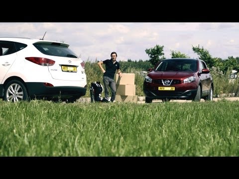 Видео: Hyundai ix35 против Nissan Qashqai